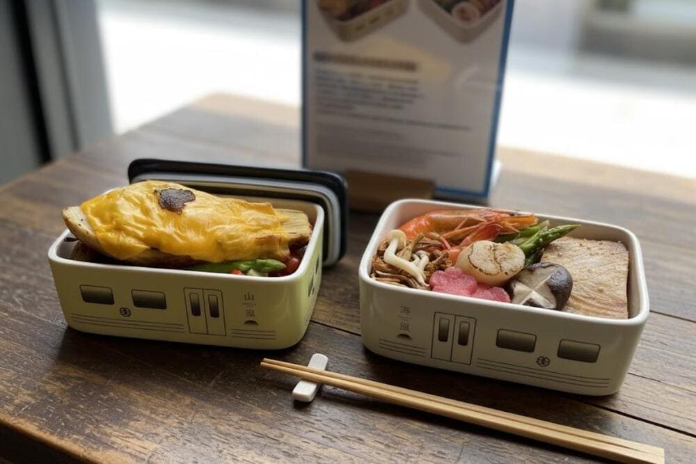 Cơm hộp tàu hỏa.